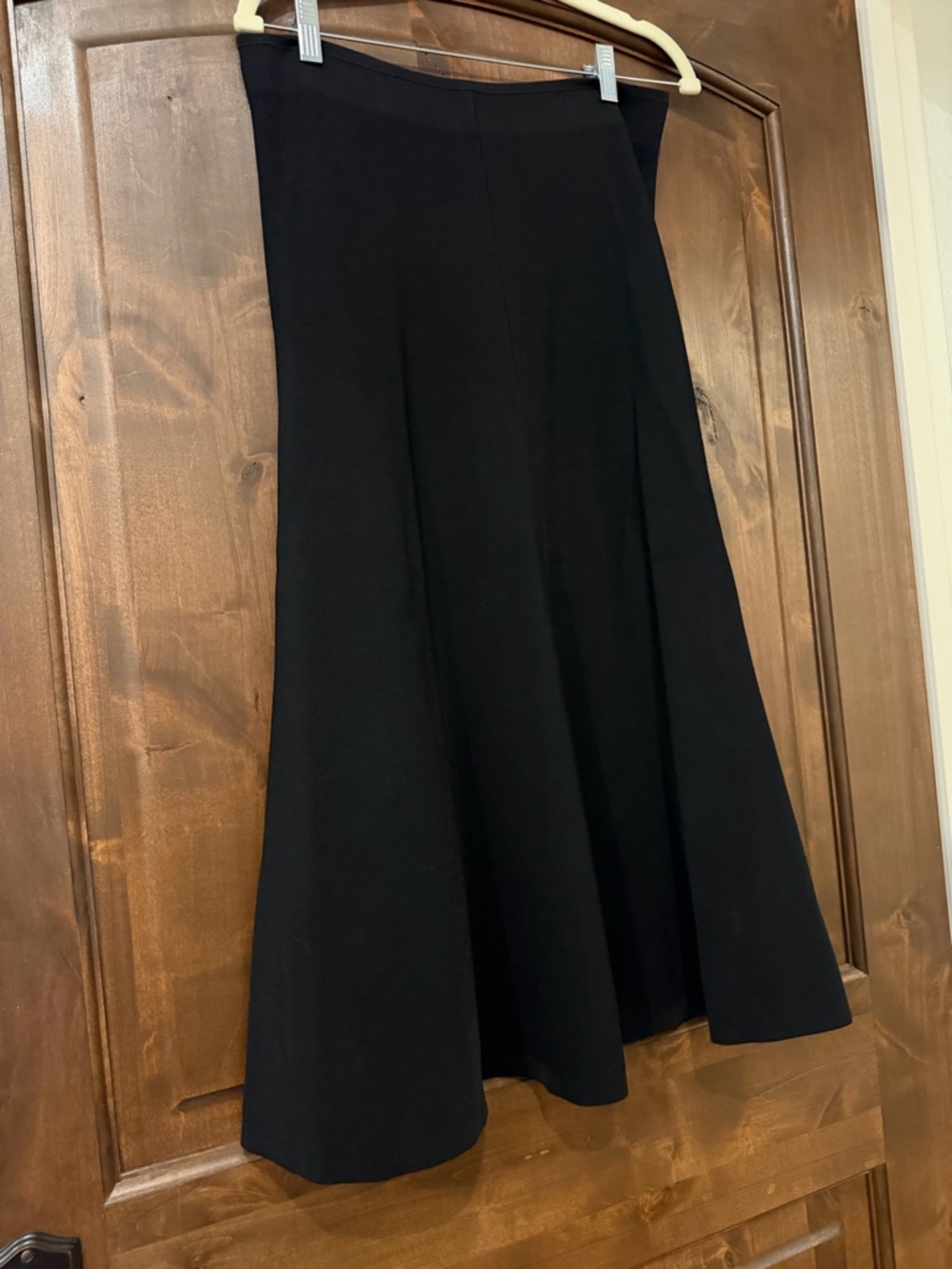 Joseph Black Midi A-Line Skirt sz Med soft stretchy material. Comfy. Worn once